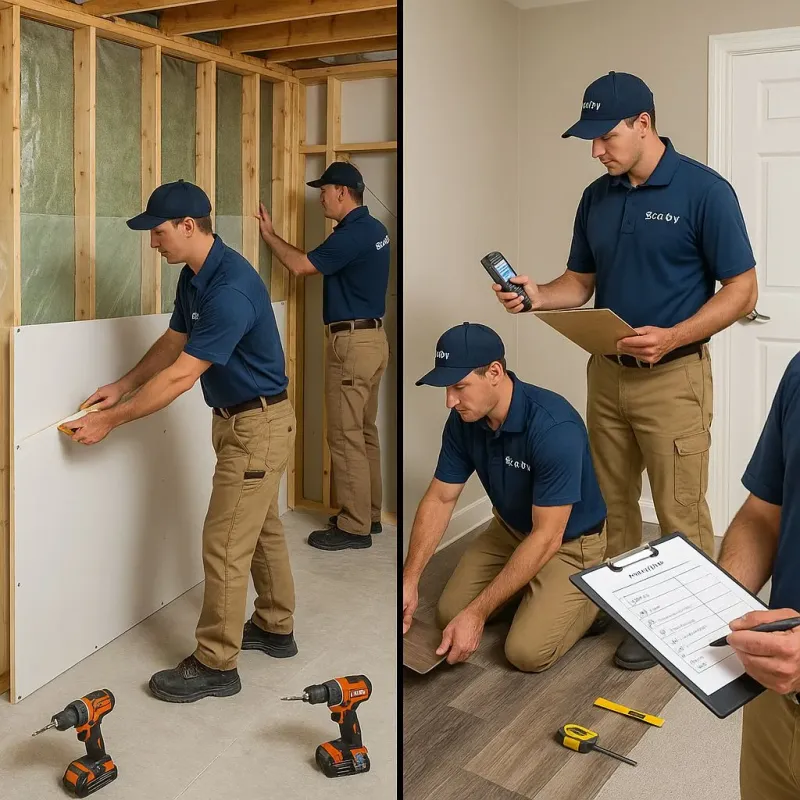 Repairs and Reconstruction process in New London, MN